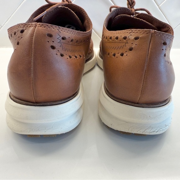 Cole Haan Men's Miles Leather Wingtip Oxford Shoes Brown 11.5 M Slip Resistant - Picture 6 of 11
